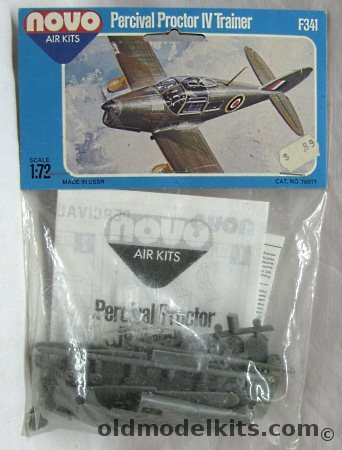 Novo 1/72 Percival Proctor IV Trainer - Bagged, F341 plastic model kit